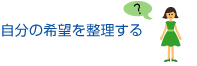 自分の希望を整理する